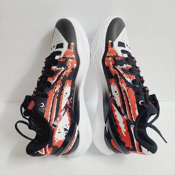 NEW Under Armour Curry 2 Low Flotro Shoes 3027050-100 Size 11.5 Black Red main image 8